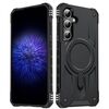 Per Samsung Galaxy S25 / S24 5G Straship Custodia per telefono ibrida in TPU magnetico per PC (nero)