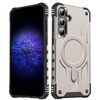 Per Samsung Galaxy S25 / S24 5G Straship Custodia per telefono ibrida in TPU magnetico per PC (oro)