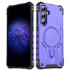 Per Samsung Galaxy S25 / S24 5G Straship Custodia per telefono ibrida in TPU magnetico per PC (viola)