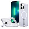 Per iPhone 13 Pro Max / 12 Pro Max Custodia per telefono con supporto MagSafe a nido d'ape (trasparente satinato)
