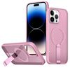 Per iPhone 14 Pro Max Custodia per telefono con supporto MagSafe a nido d'ape (rosa)