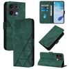 Per Umidigi Note 100 Crossbody 3D Embossed Flip Custodia per telefono in pelle (verde scuro)