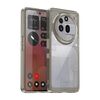 Per Nothing Phone 3a Pro Colorful Series Custodia per telefono in TPU ibrida acrilica (grigio trasparente)