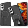 Per Samsung Galaxy S25 Edge 5G Custodia per telefono con supporto MagSafe in TPU ibrido acrilico (nero)