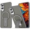 Per Samsung Galaxy S25 Edge 5G Custodia per telefono con supporto MagSafe in TPU ibrido acrilico (grigio titanio)