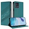 Per Motorola Edge+ 2023 Custodia per telefono in pelle retrò con portafoglio multifunzionale in rilievo (verde scuro)