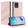 Per Motorola Edge+ 2023 Custodia per telefono in pelle retrò con portafoglio multifunzionale in rilievo (rosa)