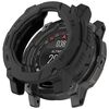 Per Garmin Instinct 3 AMOLED / Solar 50mm Armor Hollow Watch Custodia protettiva (nero)