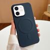 Per iPhone 11 Custodia per telefono in TPU MagSafe Stripe (blu scuro)