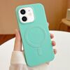 Per iPhone 11 Custodia per telefono in TPU MagSafe Stripe (verde menta)