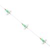56 cm di lunghezza totale per la pesca notturna fluorescente a 8 artigli, set di ami da pesca a corda per calamari, specifiche: in scatola