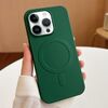Per iPhone 13 Pro Custodia per telefono in TPU MagSafe Stripe (verde scuro)