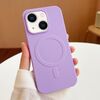 Per iPhone 14 Custodia per telefono in TPU MagSafe Stripe (viola chiaro)