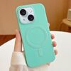 Per iPhone 15 Plus Custodia per telefono in TPU MagSafe Stripe (verde menta)