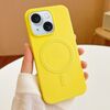 Per iPhone 15 Plus Custodia per telefono in TPU MagSafe Stripe (giallo)
