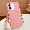 Per iPhone 16 Custodia per telefono in TPU MagSafe Stripe (rosa)