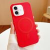Per iPhone 16 Custodia per telefono in TPU MagSafe Stripe (rosso)