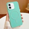 Per iPhone 16 Plus Custodia per telefono in TPU MagSafe Stripe (verde menta)