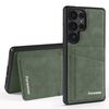 Per Samsung Galaxy S23 Ultra 5G Forwenw F8 Series 2 in 1 Custodia in pelle con slot per schede magnetiche (verde)