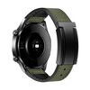 Cinturino per orologio in silicone PU con fibbia magnetica pieghevole a forma di T da 20 mm (verde Crazy Horse)