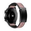 Cinturino per orologio in silicone PU con fibbia magnetica pieghevole a forma di T da 22 mm (rosa)
