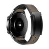 Cinturino per orologio in silicone PU con fibbia magnetica pieghevole a forma di T da 22 mm (marrone)
