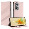 Per OPPO Reno11 Global Embossed Multi-funzionale Portafoglio Retro Custodia in Pelle per Telefono (Rosa)