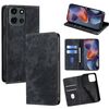 Per Motorola Moto G 5G 2025 Custodia per telefono in pelle magnetica antifurto RFID (nera)