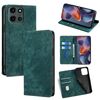 Per Motorola Moto G 5G 2025 Custodia per telefono in pelle magnetica con spazzola antifurto RFID (verde)