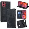 Per Motorola Moto G05 RFID Anti-furto Spazzola Magnetico Custodia in Pelle per Telefono (Nero)