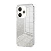 Per OPPO A5 Pro 5G Custodia per telefono elettrolitica con polvere glitterata sfumata globale (trasparente)