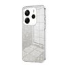 Per Redmi Note14 4G 163,25 mm Custodia per telefono elettrolitica con polvere glitterata sfumata (trasparente)