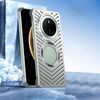 Per Huawei Mate 70 Pro Custodia per telefono in metallo magnetico MagSafe Cooling (argento)