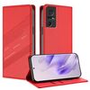 Per TCL 40 SE Custodia per telefono in pelle retrò con portafoglio multifunzionale in rilievo (rosso)