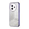 Per vivo Y39 5G Custodia per telefono elettrolitica con polvere glitterata sfumata (viola)