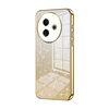 Per vivo Y39 5G Custodia per telefono elettrolitica con polvere glitterata sfumata (oro)