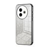 Per vivo Y39 5G Custodia per telefono elettrolitica con polvere glitterata sfumata (nero)