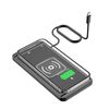 Caricabatterie wireless per auto modificato, tagliabile, per ricarica rapida del telefono cellulare (linea lunga 1 m (porta di tipo C))