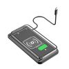 Caricabatterie wireless per auto modificato, tagliabile, per ricarica rapida del telefono cellulare (linea corta da 0,3 m (porta di tipo C))