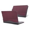 Custodia protettiva antiurto in pelle per laptop Lenovo IdeaPad Slim 5 / Slim 5i Gen 8 (rosso vino)
