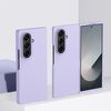 Per Samsung Galaxy Z Fold7 Custodia protettiva antiurto per PC con copertura totale in pelle (viola Sakura)