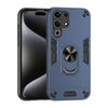 Per itel S25 Custodia per telefono con supporto ad anello in metallo ultra antiurto (blu)