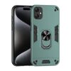 Per Samsung Galaxy A06 5G Custodia antiurto in metallo con supporto ad anello per telefono (verde)