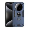 Per Xiaomi 15 Ultra Custodia antiurto in metallo con supporto ad anello per telefono (blu)