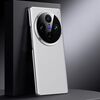 Per vivo X100 Custodia per telefono in vera pelle per PC (bianca)