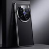 Per vivo X100 Ultra Custodia per telefono in vera pelle per PC (nero)