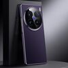 Per vivo X100 Ultra Custodia per telefono in vera pelle per PC (viola scuro)