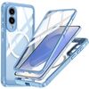 Per Samsung Galaxy S25 Edge 5G Custodia per telefono MagSafe in vetro temperato RedPepper (blu cielo)