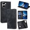 Per Redmi Turbo 4 RFID Anti-furto Spazzola Magnetico Custodia in Pelle per Telefono (Nero)