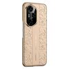 Per Honor 300 Ultra Cloud Dragon Pattern Custodia in pelle semplice per PC (oro)